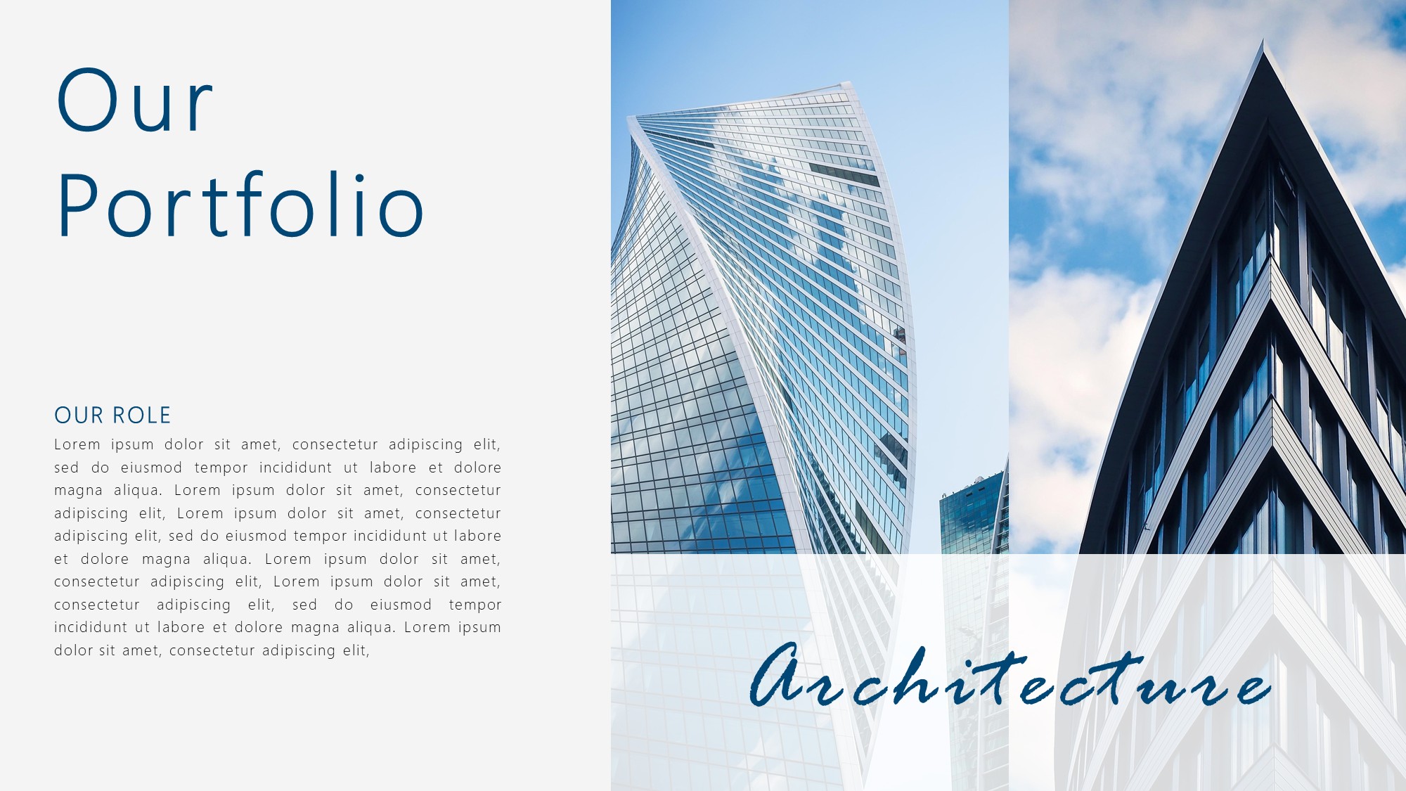 Portfolio Showcase PowerPoint Template
