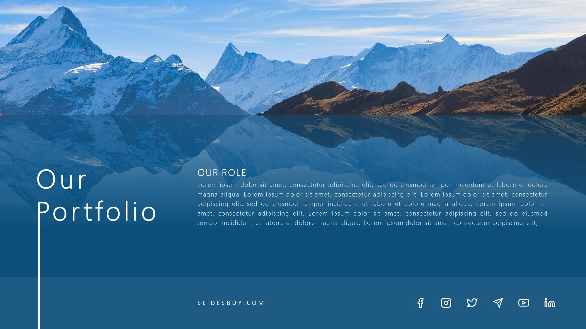 Portfolio Display PowerPoint Template