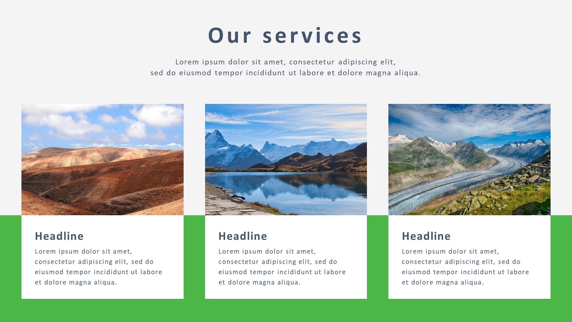 Image Showcase PowerPoint Template