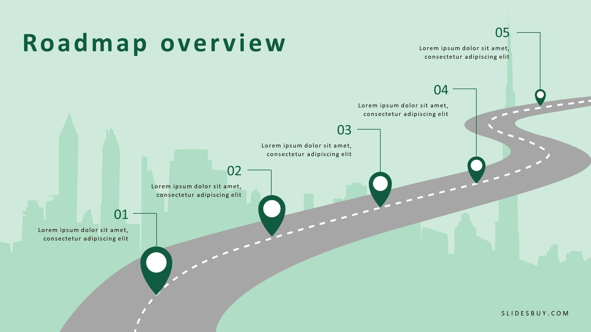 Project Roadmap PowerPoint Template