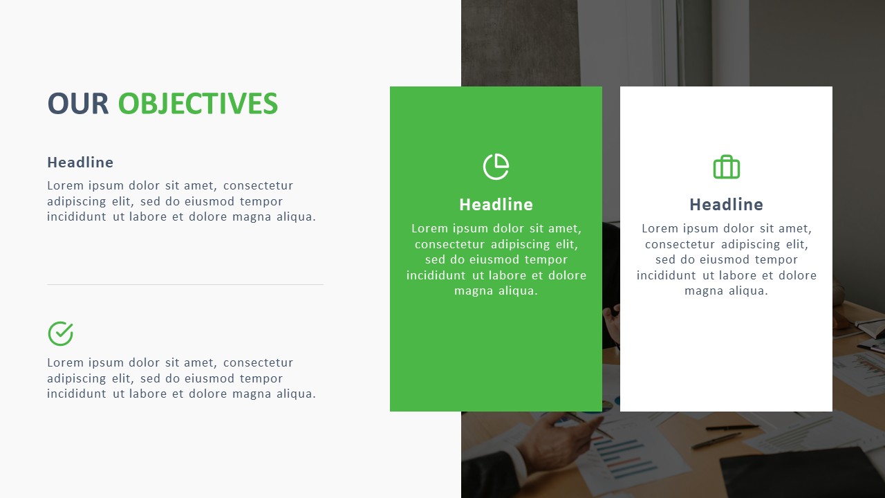 Our Objectives PowerPoint Template