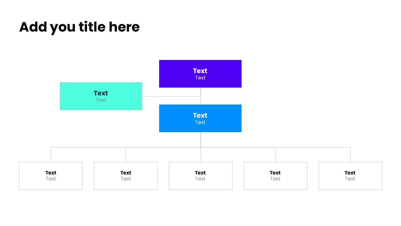 Organisation chart PowerPoint Template - S1093