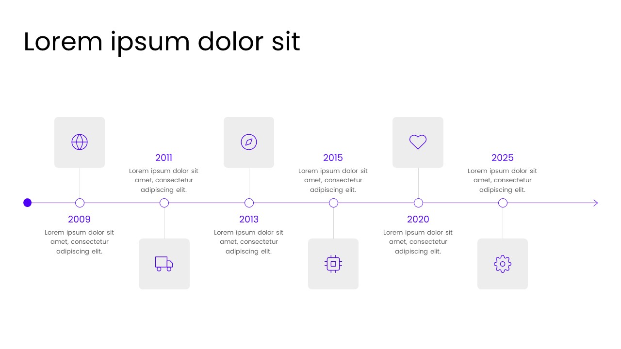 Timeline and Roadmap PowerPoint Template