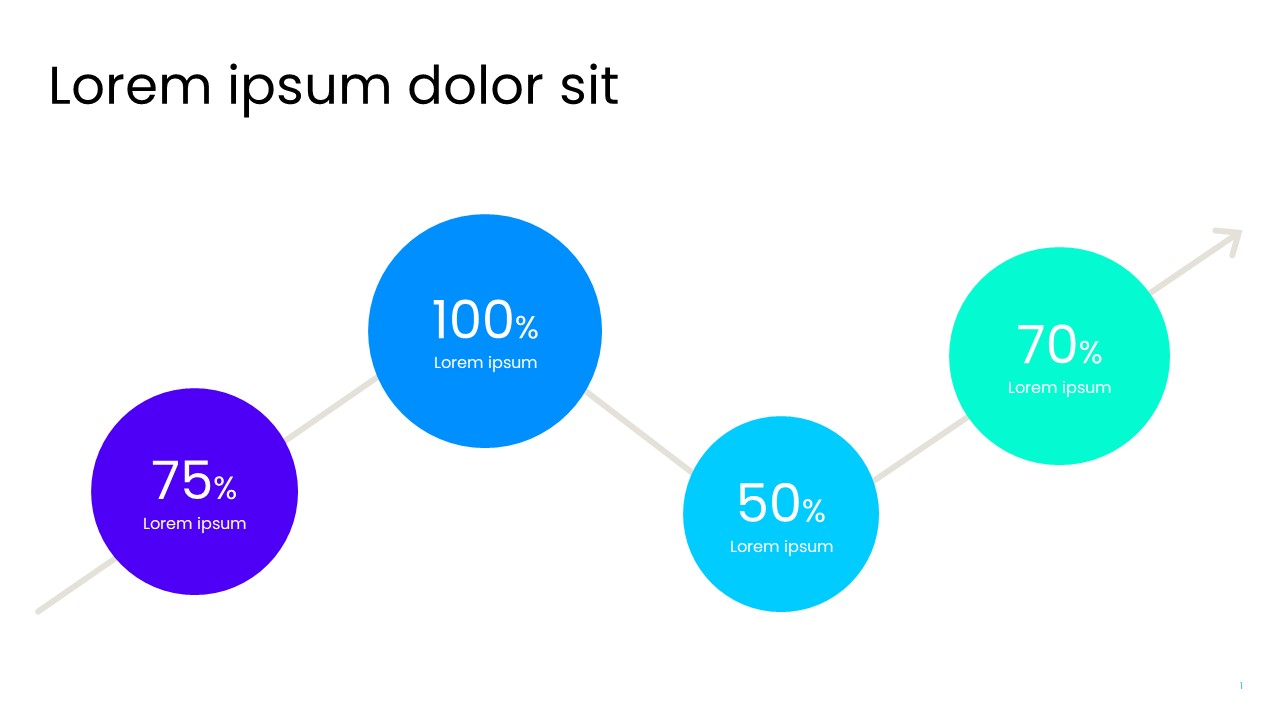 4-Step Bubble Infographics PowerPoint Template