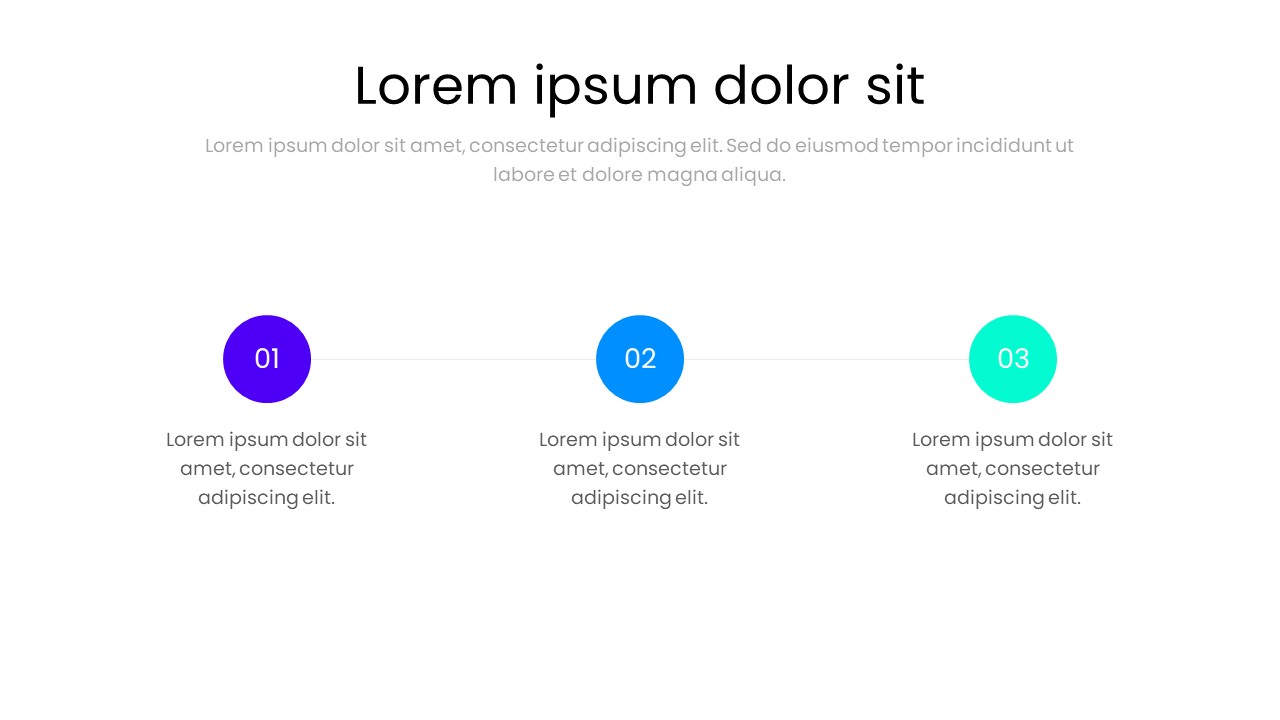 3-Step Layout PowerPoint Template